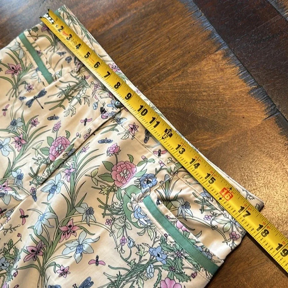 Casual Corner flowery pants size 12 - Picture 5 of 9